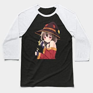 Konosuba Smiling Megumin! Baseball T-Shirt